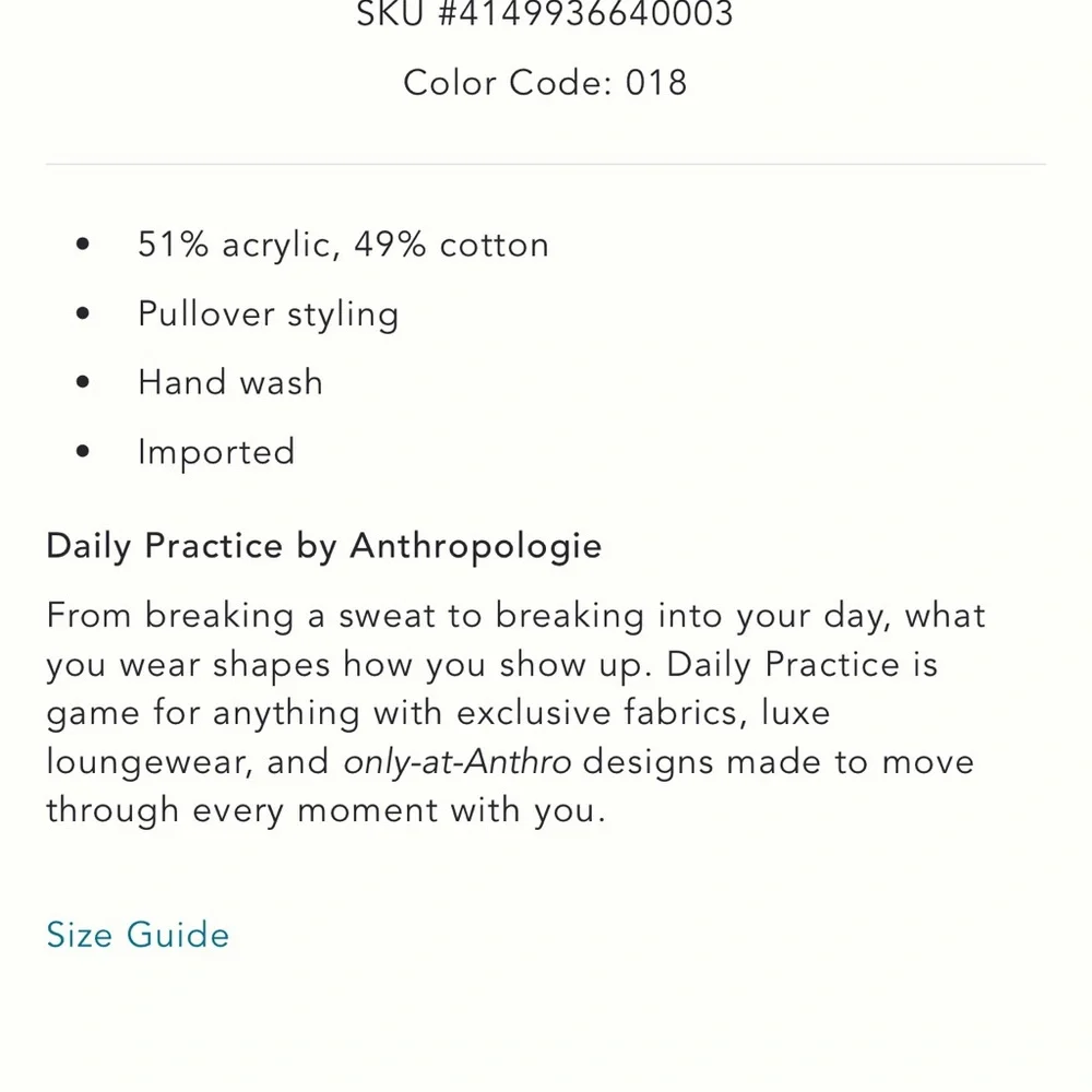 Anthropologie daily Practice sweater Dress‎ Knit Colorblock Midi Size L - Picture 4 of 8